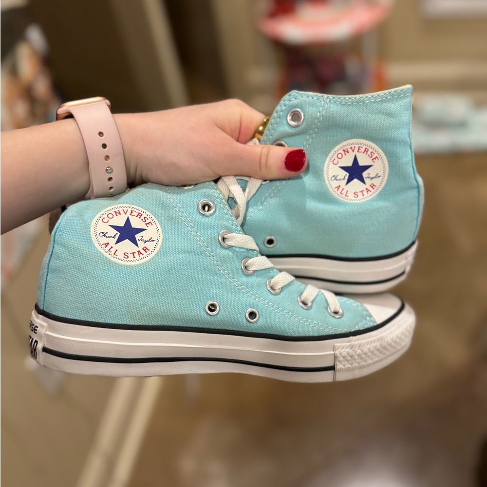 Converse High-Top Sneakers - Light Blue
